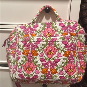 Vera Bradley Lilli Bell Quilted Floral Diaper Bag